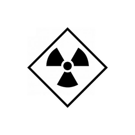 Accuform NFPA PLACARD INDIVIDUAL HAZARD NAP220RAD NAP220RAD